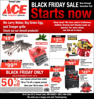 Black Friday Sale Ace Hardware Forest Lake Forest Lake Mn