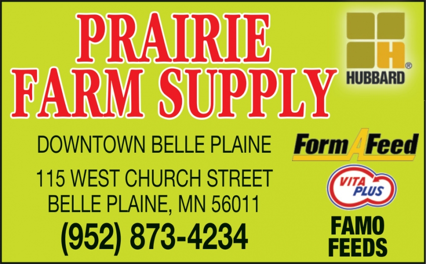 Farm Rite Long Prairie Mn Famo Feeds, Prairie Farm Supply, Belle Plaine, MN