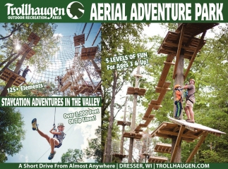 Aerial Adventure Park Trollhaugen Dresser Wi
