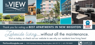 Thank You For Voting Us Best Apartments In New Brighton The View
